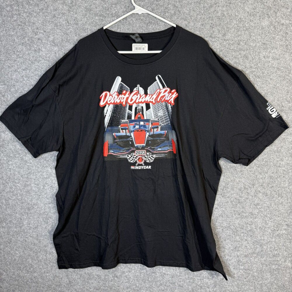 Official Detroit Grand Prix 2023 INDYCAR Collab T Shirt Mens Size 3XL New